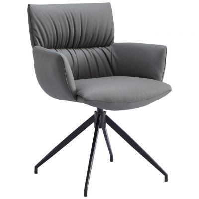 SCAUN CU BRAțE in antracit