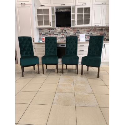 SET 4 SCAUNE GLAMY CATIFEA VERDE