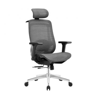 ErgoDynamic Icon-H -Black-, scaun de birou, full mesh, sezut translatie 5 cm