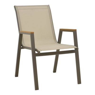 Fotoliu de grădină Model Azelie, Gri, 56x75x88 cm