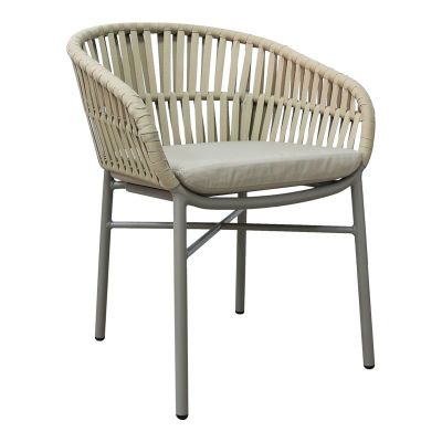 Fotoliu de grădină Model Frama, Maro, 57x60x78 cm