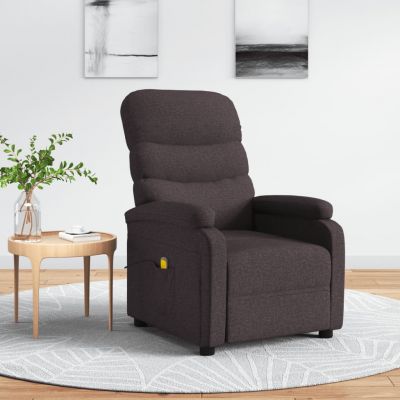 Gossi fotoliu de masaj, maro inchis, material textil