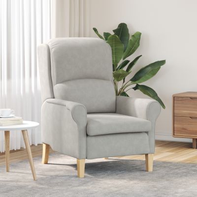 Gossi fotoliu gri deschis gri deschis tesatura standard ergonomic