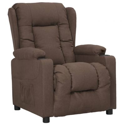 Gossi fotoliu rabatabil, gri taupe, material textil