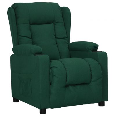 Gossi fotoliu rabatabil, verde inchis, material textil