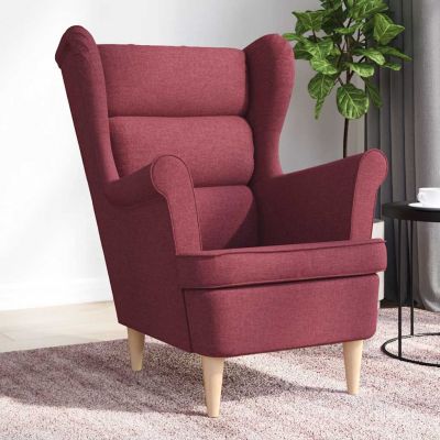 Gossi fotoliu, rosu vin, 74x84x100 cm, textil