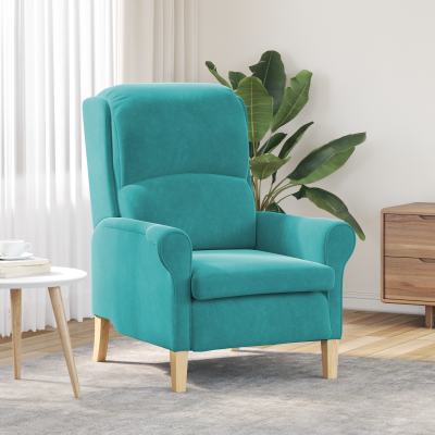 Gossi fotoliu turcoaz turcoaz tesatura standard ergonomic