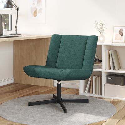 Gossi scaun accent verde inchis poliester standard reglabil pe inaltime