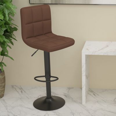 Gossi scaun de bar, maro, material textil