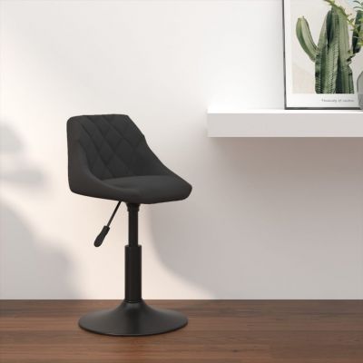Gossi scaun de bar, negru, catifea