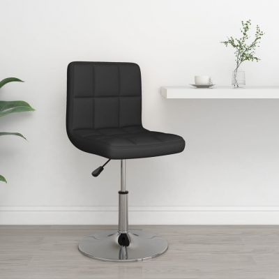 Gossi scaun de bar, negru, piele ecologica