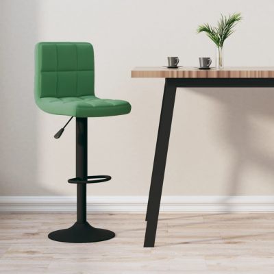 Gossi scaun de bar, verde inchis, catifea