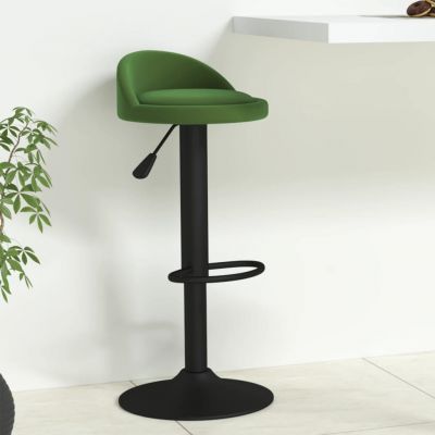 Gossi scaun de bar, verde inchis, catifea