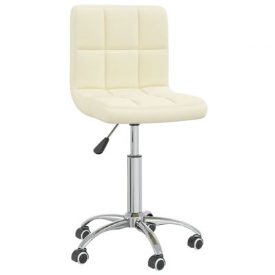 Gossi scaun de bucatarie pivotant, crem, material textil