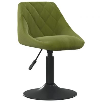 Gossi scaun de bucatarie, verde deschis, catifea