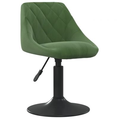 Gossi scaun de bucatarie, verde inchis, catifea