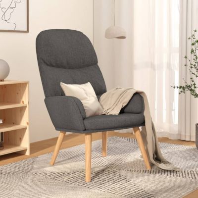 Gossi scaun de relaxare, gri deschis, material textil