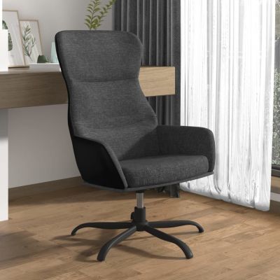 Gossi scaun de relaxare, gri inchis, material textil