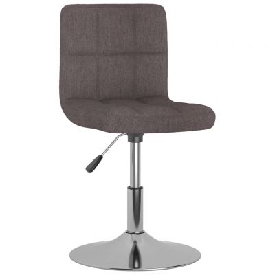 Gossi scaun de sufragerie pivotant, gri taupe, material textil