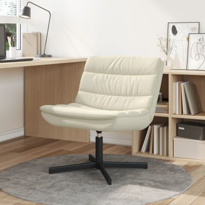 Gossi scaun pivotant crem piele artificiala mediu pivotant