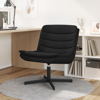 Gossi scaun pivotant negru poliester standard pivotant