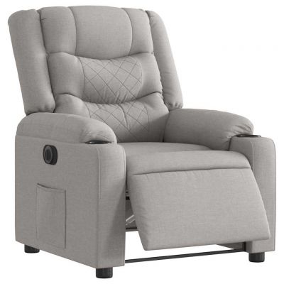 Gossi scaun reclinabil electric cloud grey fabric