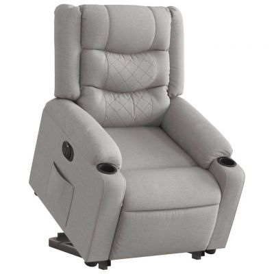 Gossi scaun reclinabil electric, tesatura gri nor