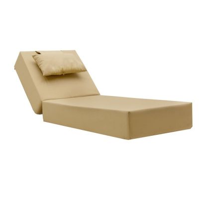 Pernă pentru șezlong Model Specta, Bej, 60x190x20 cm