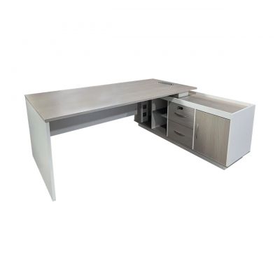 Birou de colt Armadi, Pako World, Sonoma-Alb, 180x80x75 cm