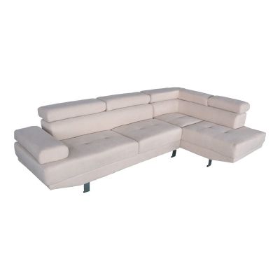 Coltar stanga Delfie, Pako World, Bej 260x163x72 cm