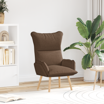 Fotoliu relaxant din material marron