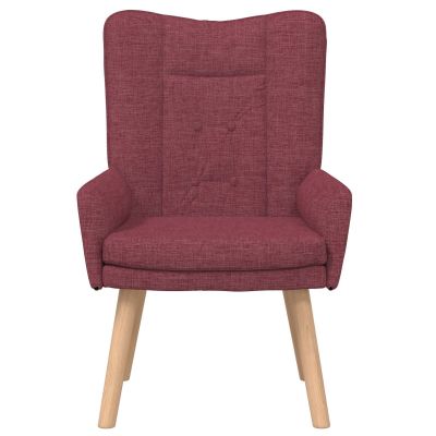 Fotoliu relaxant Gossi rosu vin din material textil