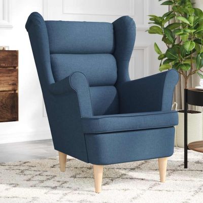 Gossi fotoliu, albastru, 74x84x100 cm, textil