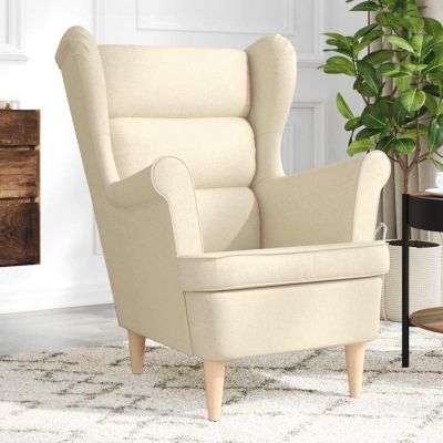 Gossi fotoliu, crem, 74x84x100 cm, textil