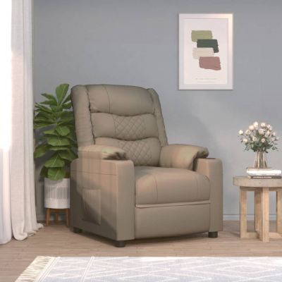 Gossi fotoliu de masaj electric, cappuccino, piele ecologica
