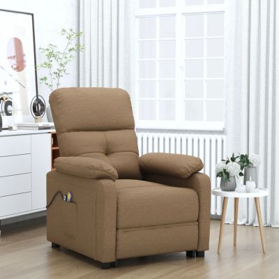 Gossi fotoliu de masaj electric, maro, material textil
