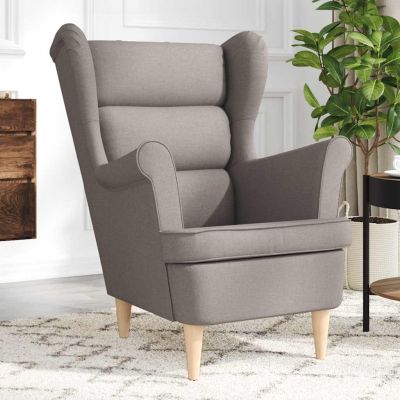 Gossi fotoliu, gri taupe, 74x84x100 cm, textil