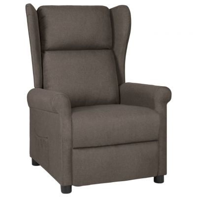 Gossi fotoliu rabatabil, maro, material textil