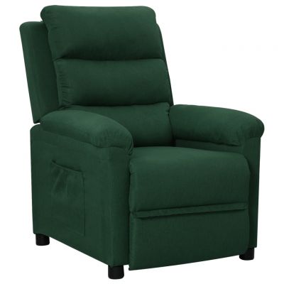 Gossi fotoliu rabatabil, verde inchis, material textil