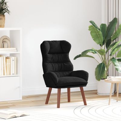 Gossi fotoliu relaxant negru catifea