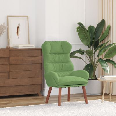 Gossi fotoliul relaxing din catifea verde deschis