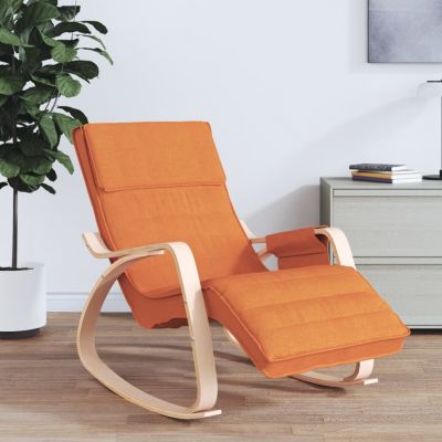 Gossi scaun balansoar, galben inchis, material textil