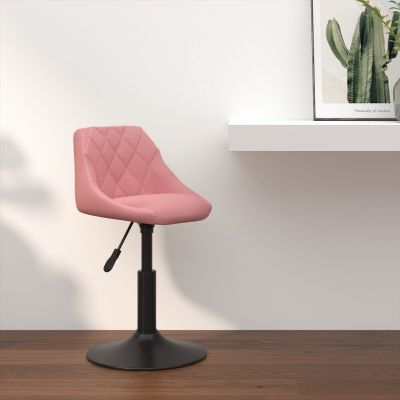 Gossi scaun bar roz 46x44x(62,5-77,5) cm catifea
