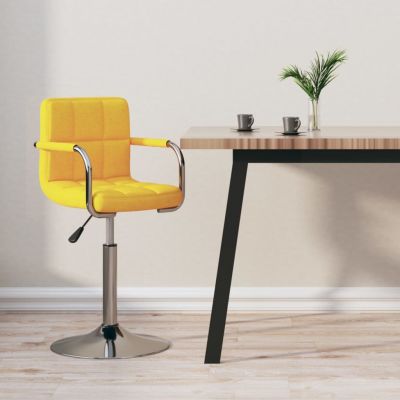 Gossi scaun de bar, galben, material textil