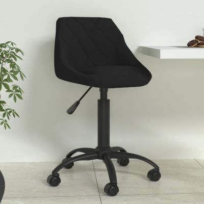 Gossi scaun de bucatarie, negru, catifea