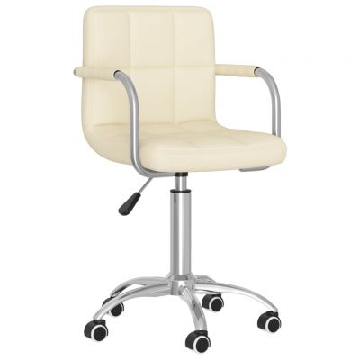Gossi scaun de bucatarie pivotant, crem, material textil