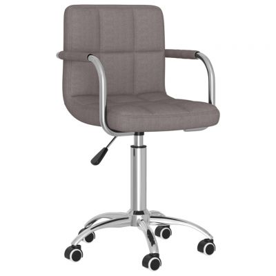 Gossi scaun de bucatarie pivotant, gri taupe, material textil