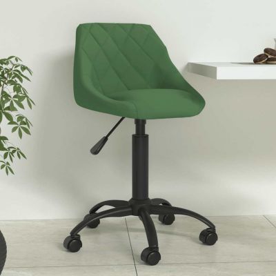 Gossi scaun de bucatarie, verde inchis, catifea