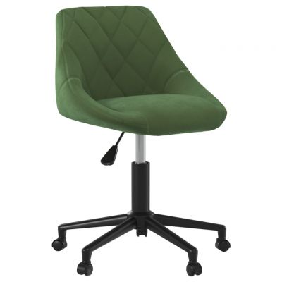 Gossi scaun de masa pivotant, verde inchis, catifea (335487)