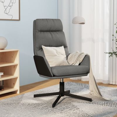 Gossi scaun de relaxare, gri deschis, material textil